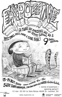 Les Éditions Dédicaces à l'Expozine 2010