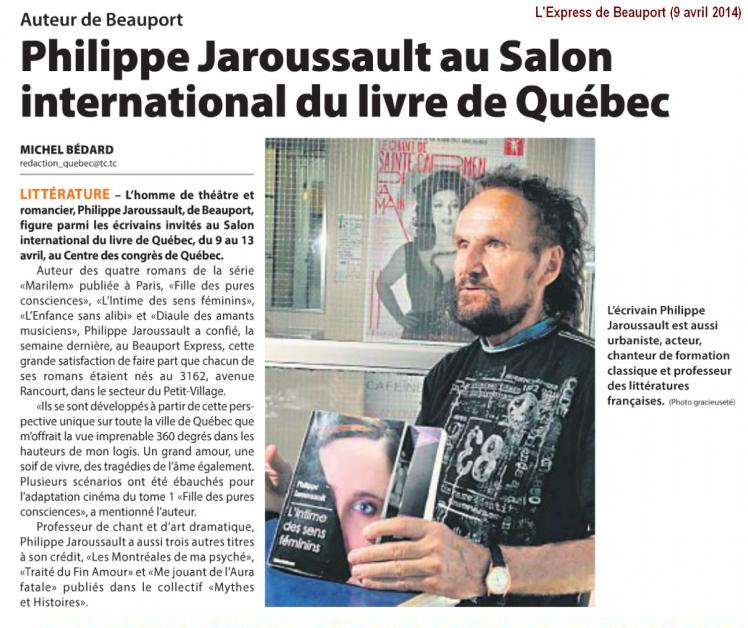 L’Express de Beauport (9 avril 2014)